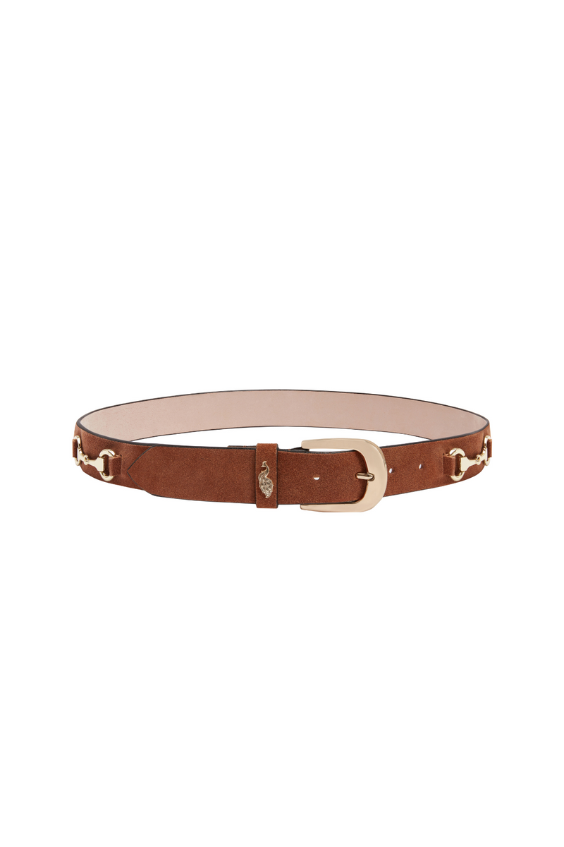 Marlborough Snaffle Suede Belt