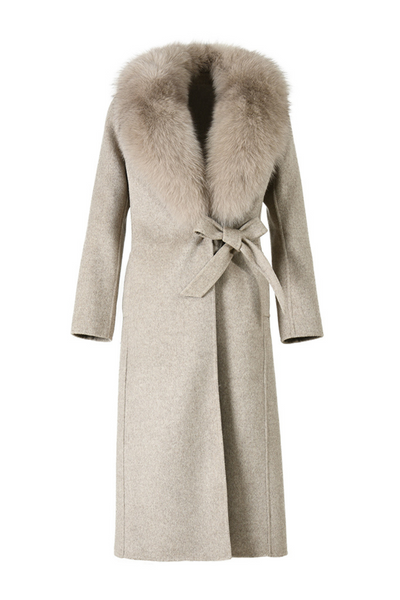 Windsor Cashmere Coat Fawn