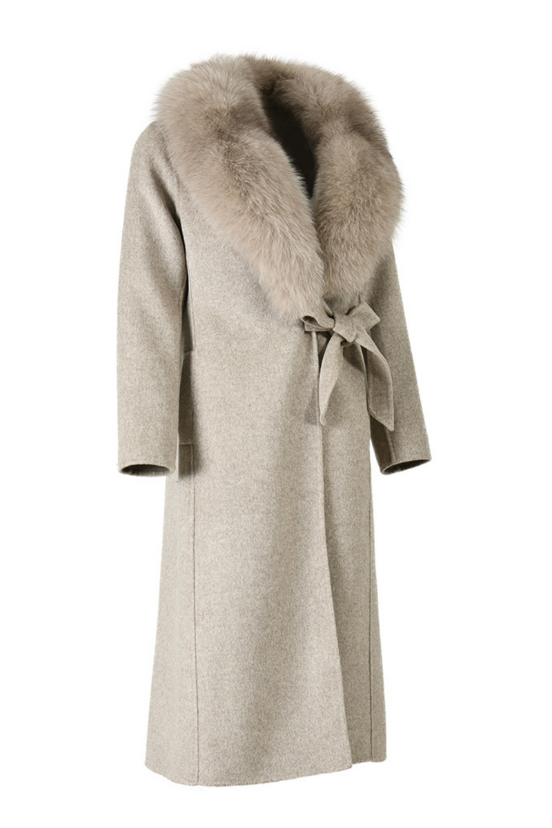 Windsor Cashmere Coat Fawn