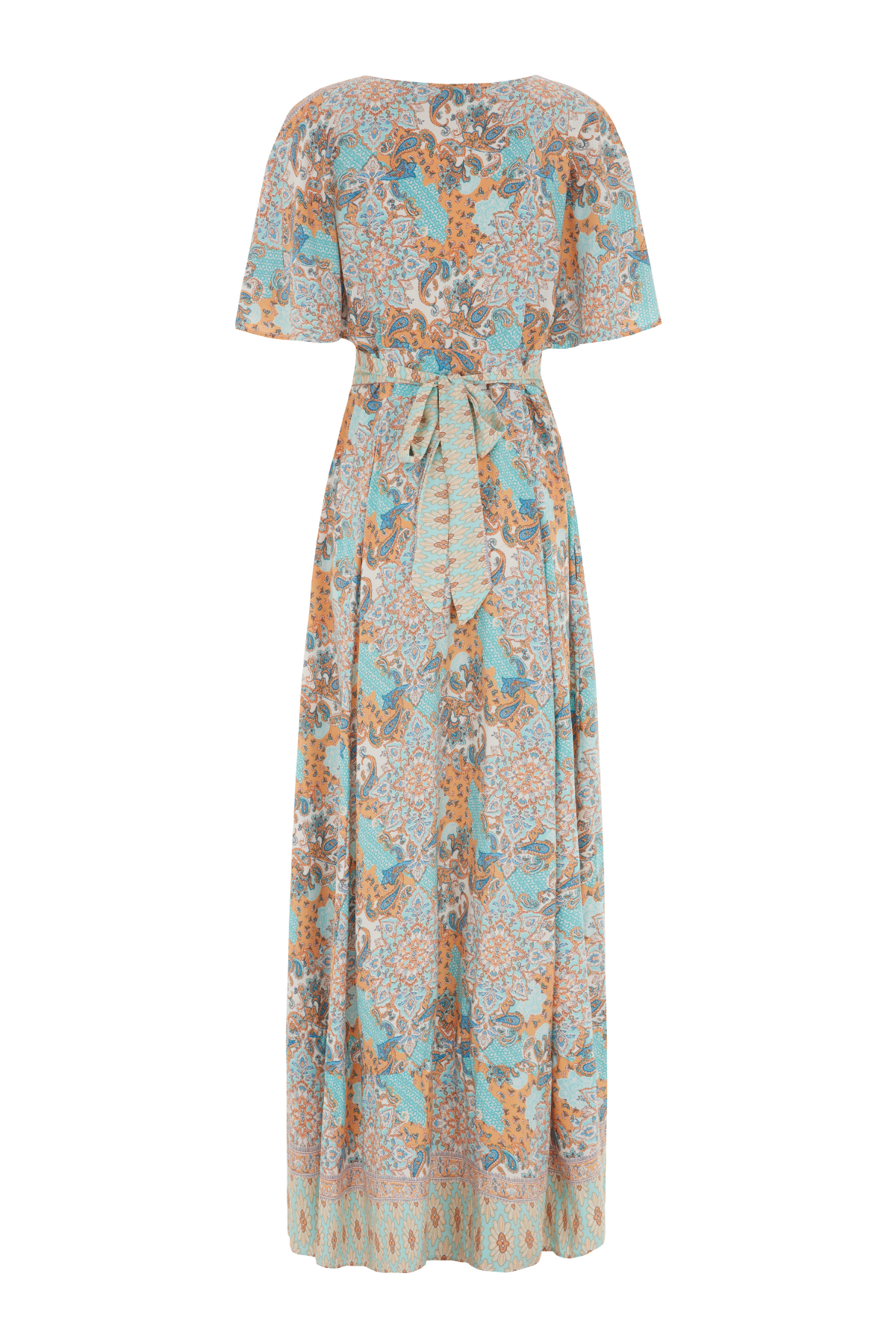 Paisley Long Dress Blue