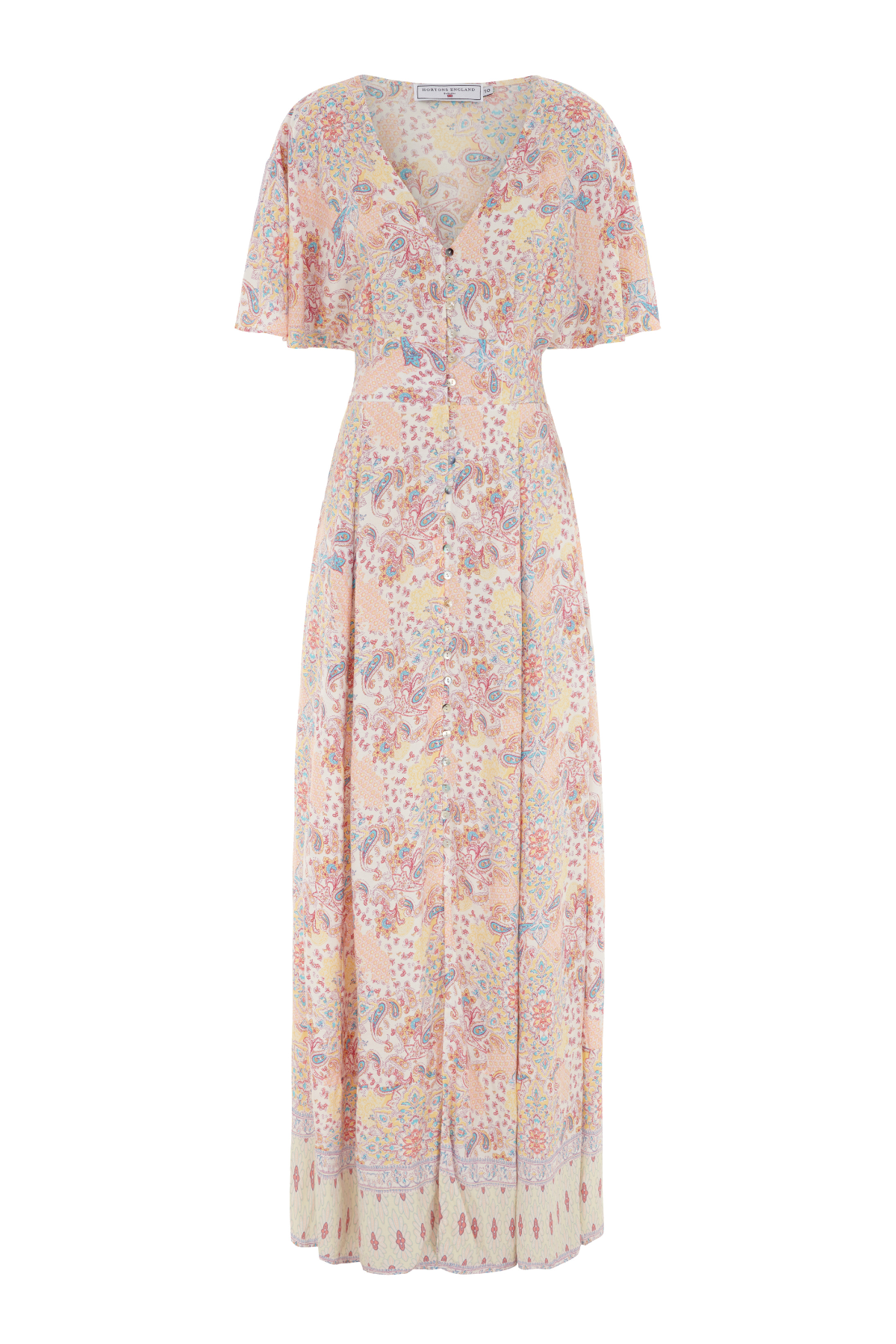 Paisley Long Dress Pink