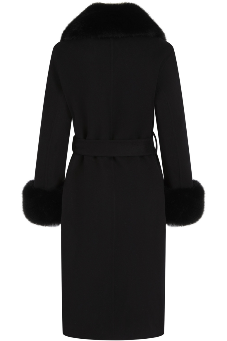 Buckingham Cashmere Coat Black