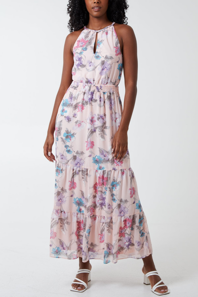 Sydney Tiered Dress - Rose