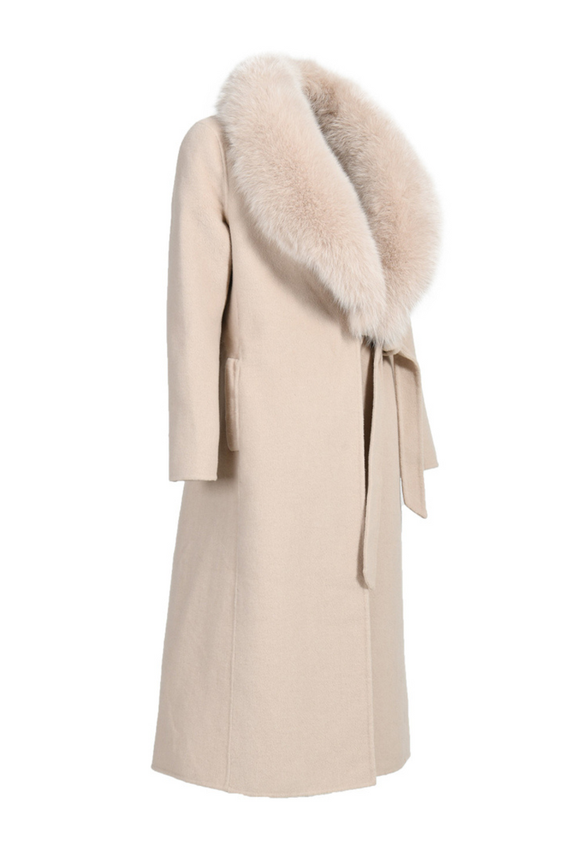 Windsor Cashmere Coat Beige