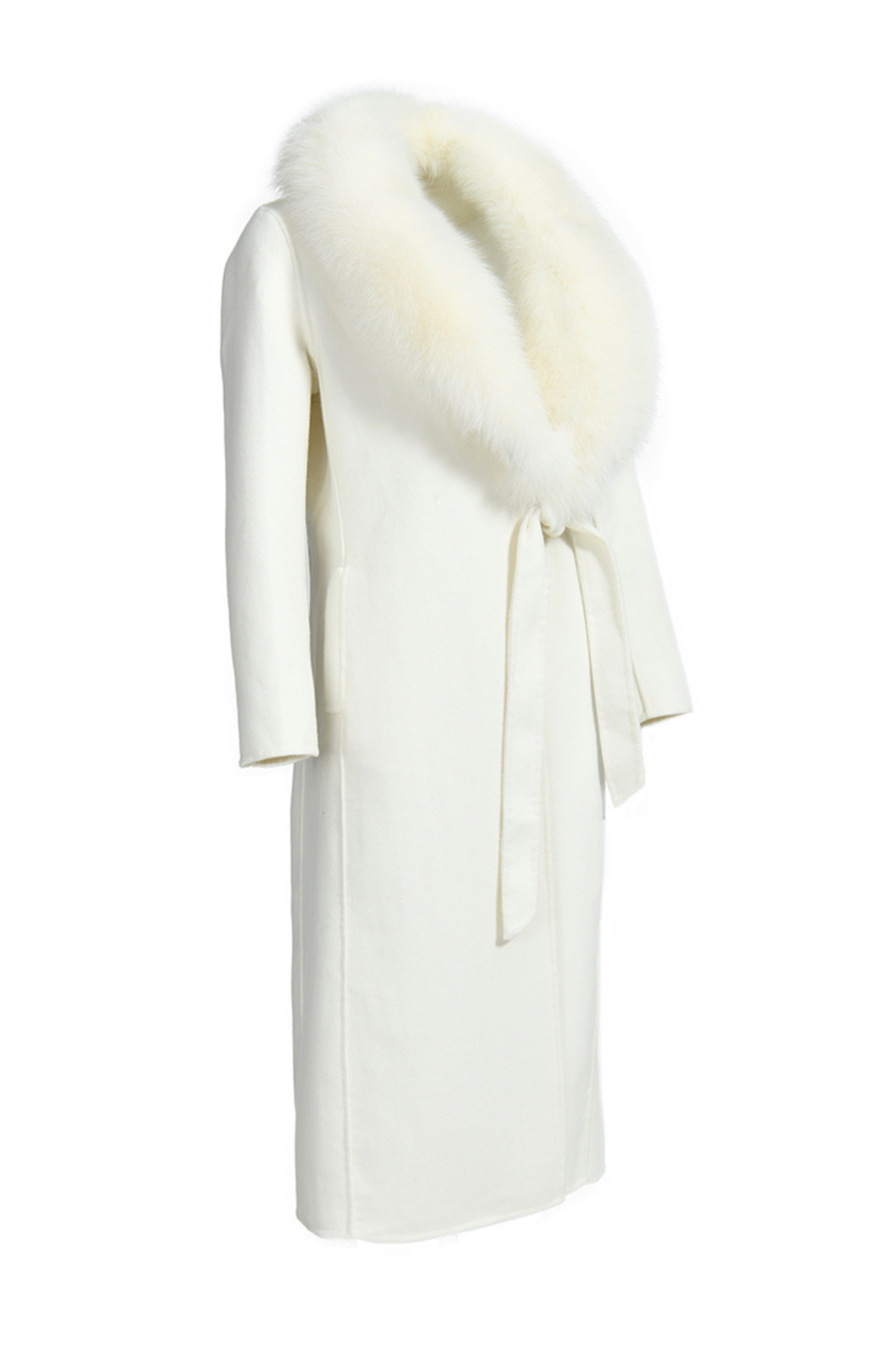Windsor Cashmere Coat White