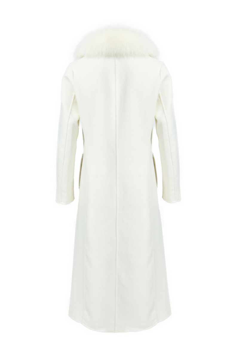 Windsor Cashmere Coat White