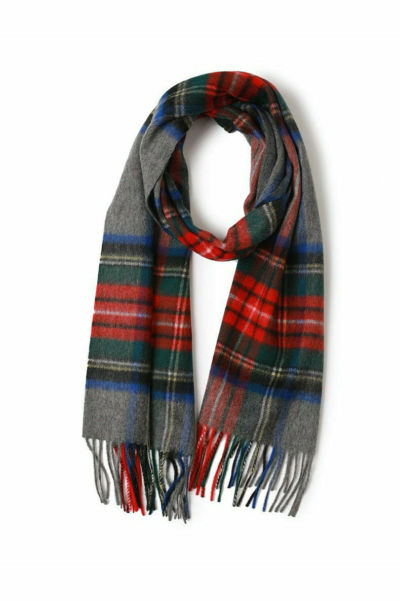 Bamburgh Cashmere Charcoal Scarf