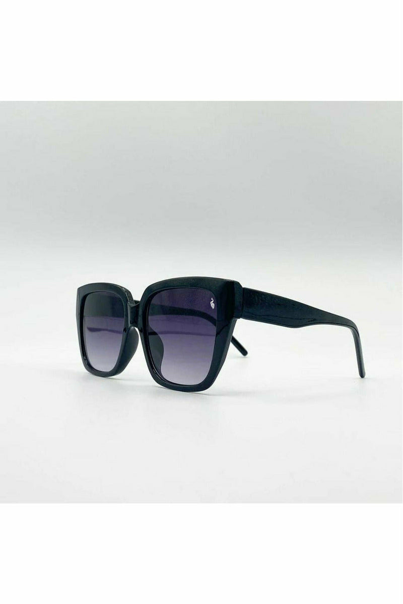 The Burford Oversized Sunglasses Black