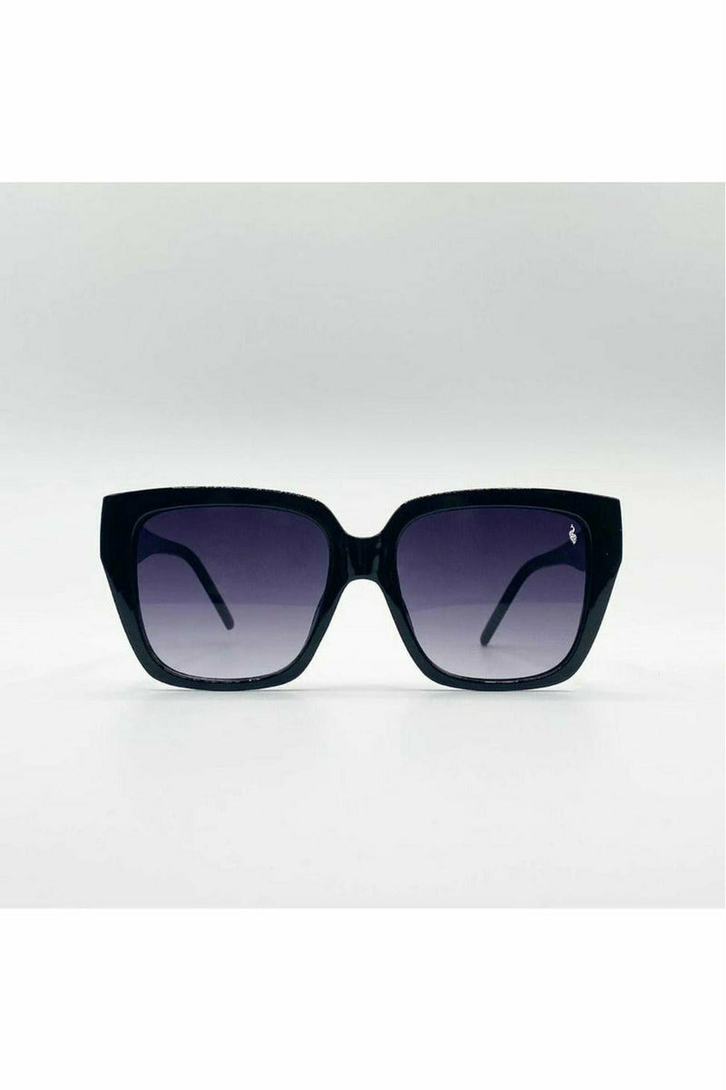 The Burford Oversized Sunglasses Black