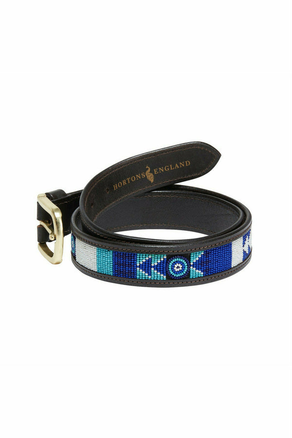 Finsbury of Beaded Belt - Blue White