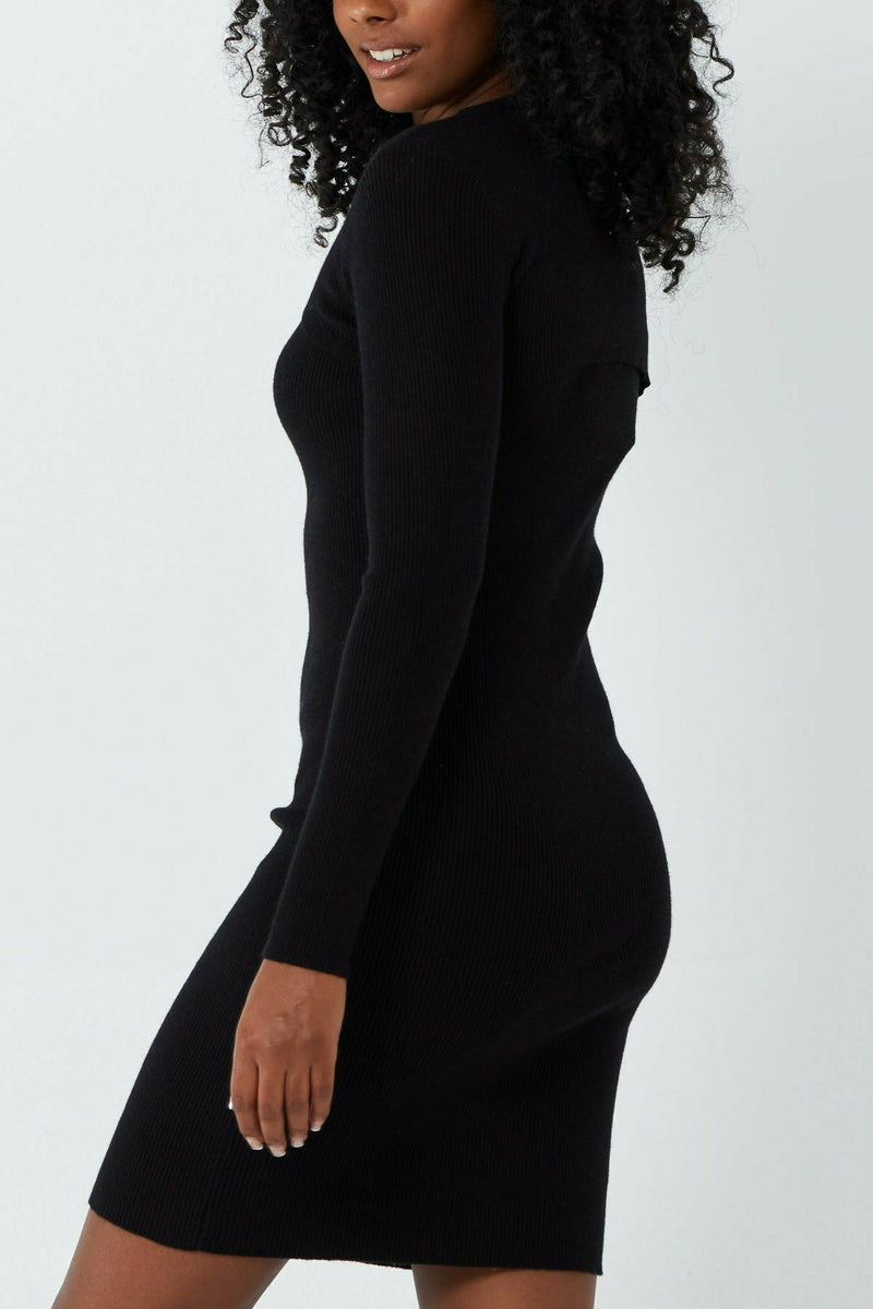 Kensington Cut Out Dress Black