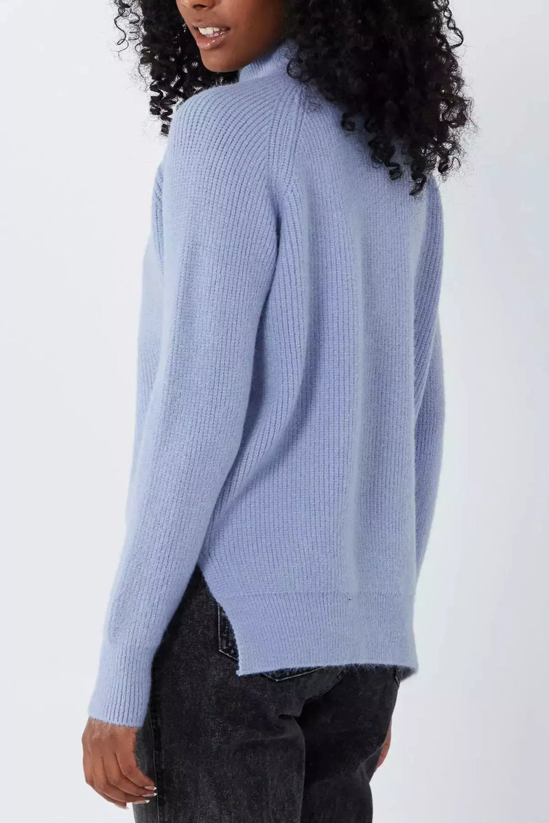 Banbury Turtle Neck Jumper - Powder Blue