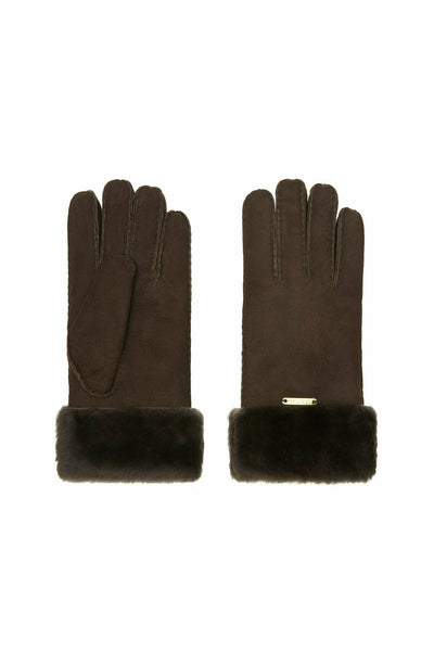 Richmond Sheepskin Gloves - Chocolate