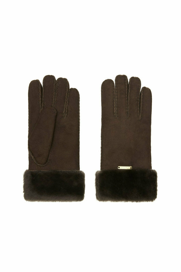 Cambridge Sheepskin Gloves - Chocolate