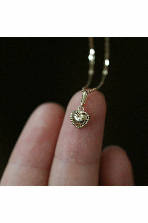 Gold Vermeil Heart Necklace