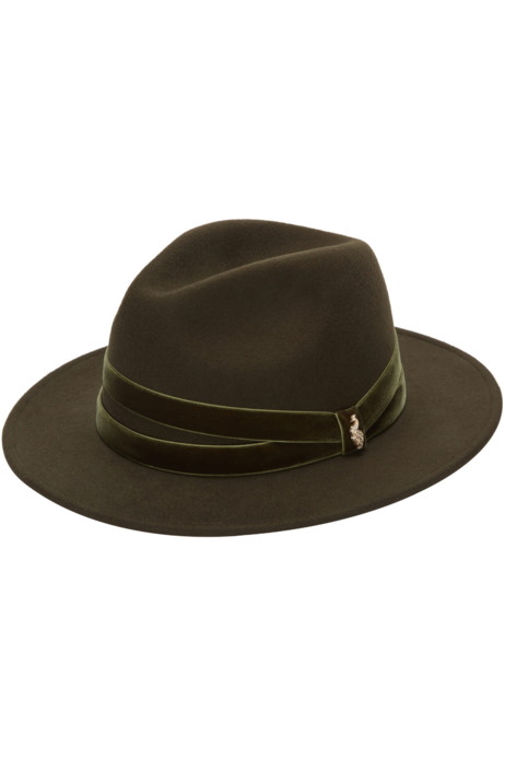 Ascot Wool Fedora Olive