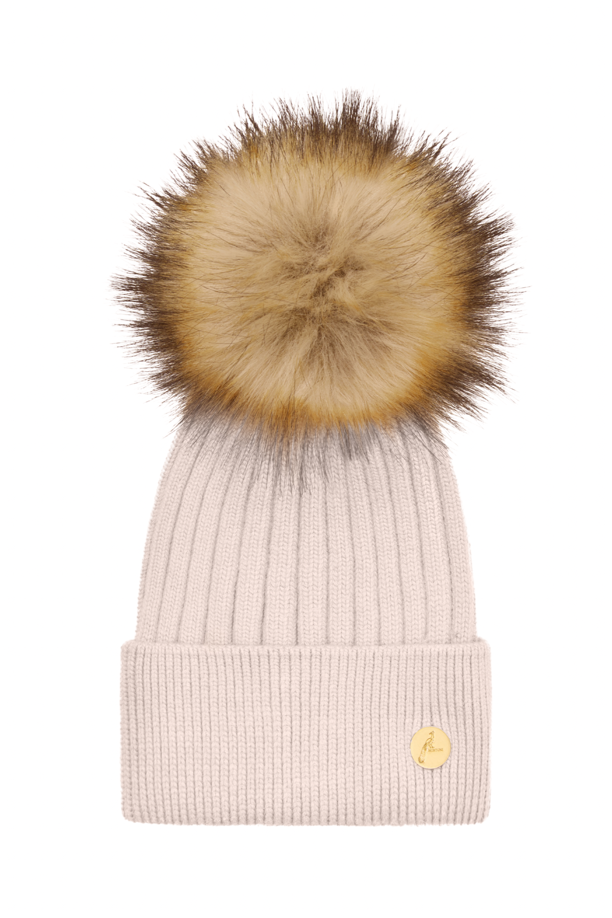 Arundel Cashmere Pom Pom Hat - Cream