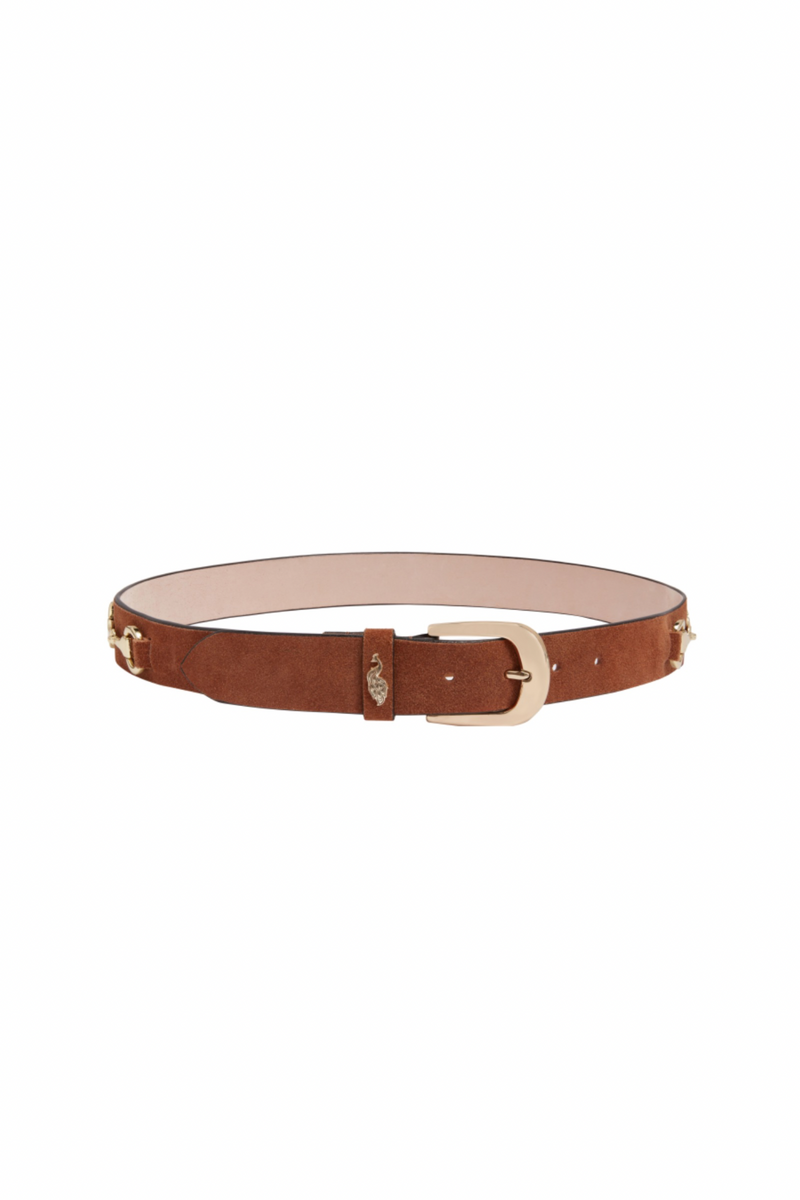 Marlborough Snaffle Suede Belt