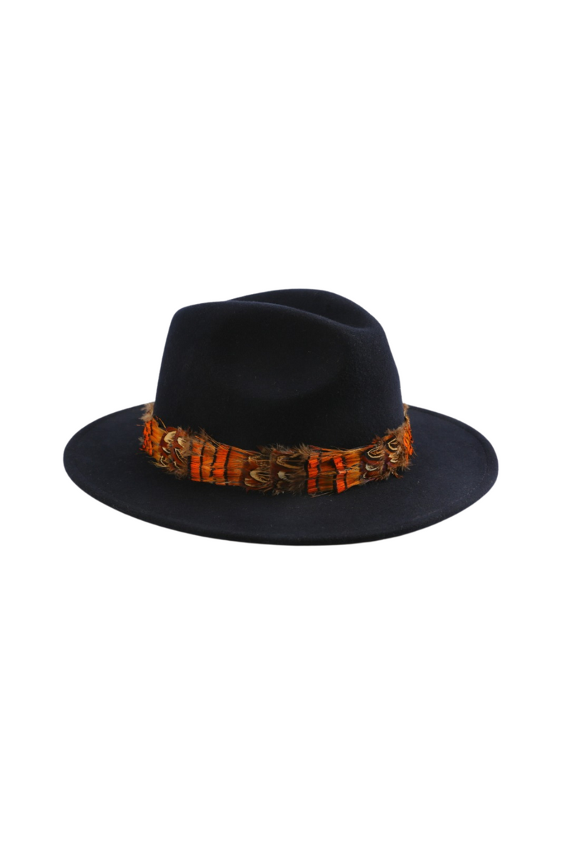 Pheasant Fedora Navy