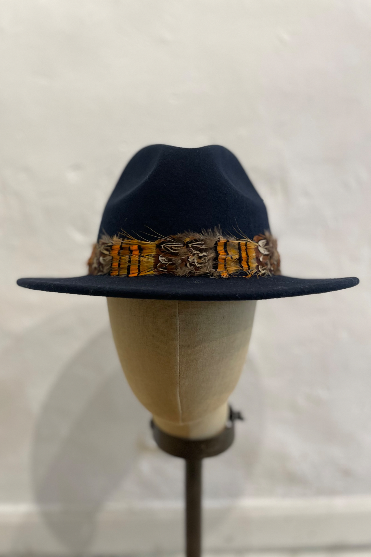 Pheasant Fedora Navy